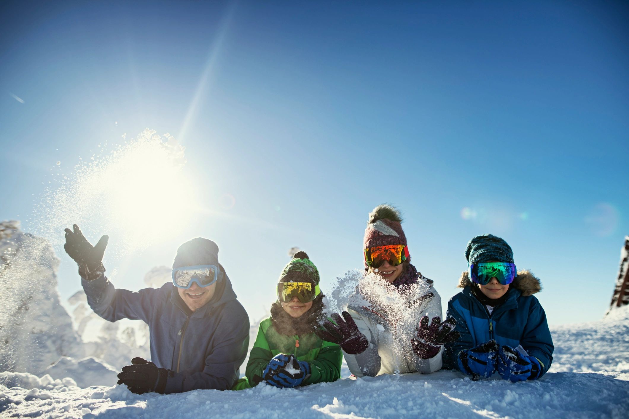 family enjoying vacation rental White Mountains