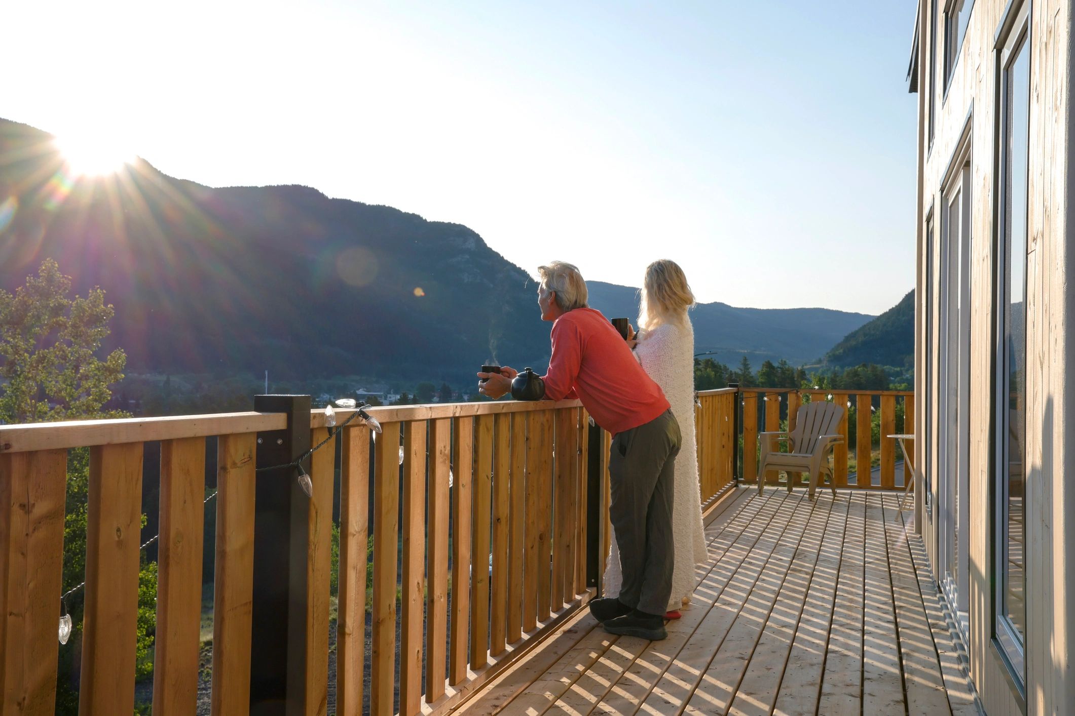 White Mountains vacation home exterior scenic