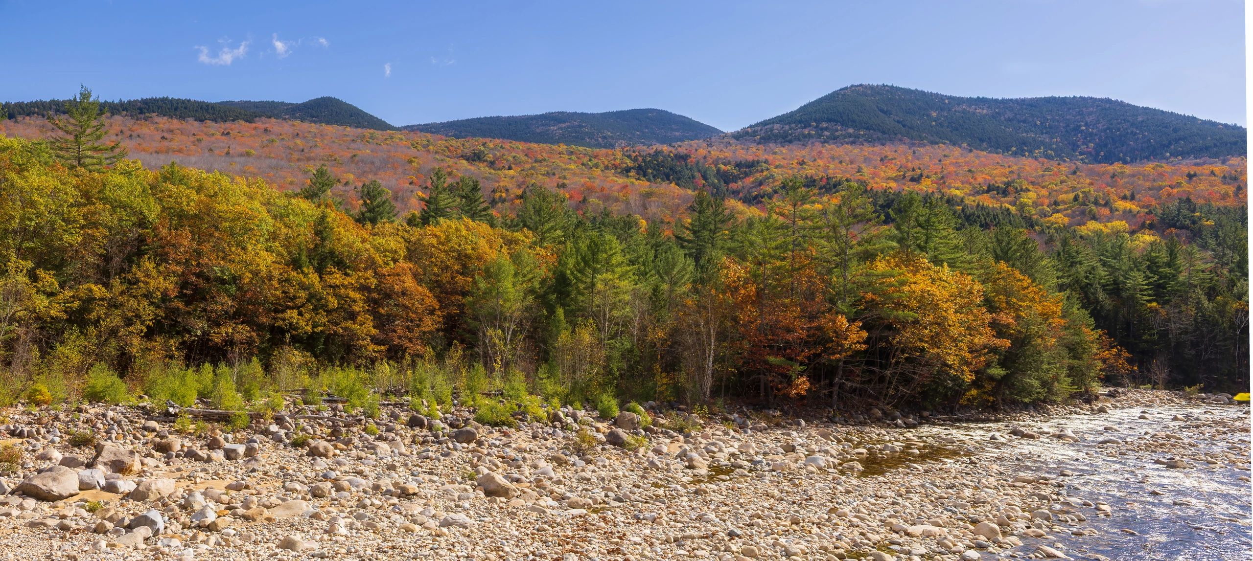 mountain landscape White Mountains New Hampshire